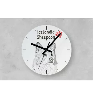 Teckel à poil dur, Chien-saucisse - horloge murale avec chien, horloge de table avec impression, décoration personnalisée de la maison de la marque Art-Dog