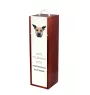 Staffordshire Bull Terrier, Staffy - geometric box with a picture and inscription for wine by Art-Dog