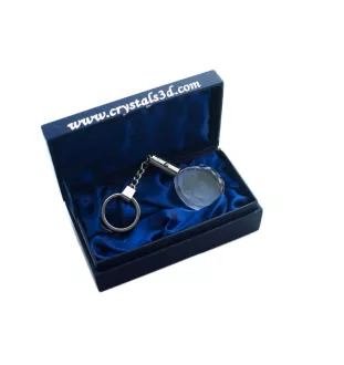 Dachshund Rauhhaar, Dackel, Teckel - Anhänger mit einem Foto eines Hundes, Schlüsselanhänger aus Kristall in einer Geschenkbox, ein einzigartiges Geschenk von Art-Dog