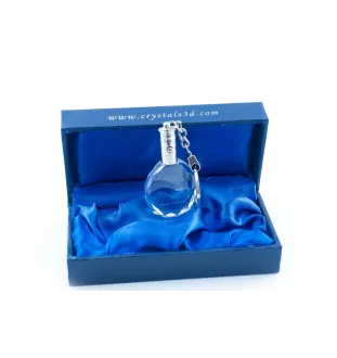 Jamnik szorstkowłosy I brelok do kluczy owalny z psem Art-Dog