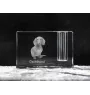 Jamnik szorstkowłosy penholder kryształowy z psem Art-Dog