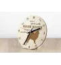 Tervueren chien de berger belge - horloge avec chien, horloge en bois, horloge murale pour les amoureux des chiens, horloge de bureau et étagère, Art-Dog