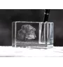 Jamnik szorstkowłosy I penholder kryształowy z psem Art-Dog