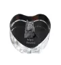Tervueren Belgian Shepherd Dog, Tervueren Belgian Sheepdog - a photo of a dog in crystal, crystal heart, unique photo frame from the Art-Dog brand