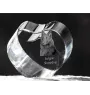 Tervueren Belgian Shepherd Dog, Tervueren Belgian Sheepdog - a photo of a dog in crystal, crystal heart, unique photo frame from the Art-Dog brand