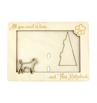 Thai Ridgeback ramka na zdjęcie ze sklejki Art-Dog