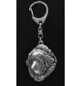 Dogue du Tibet, mastiff du Tibet - Porte-clés argenté avec chien, décoration de sac à main, pendentif de sac à dos par la marque Art-Dog