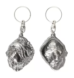 Tibetan Mastiff, Do khyi - Silver-plated dog pendant, handbag decoration, backpack pendant by Art-Dog brand