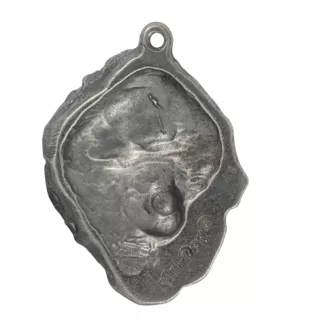 Dogue du Tibet, mastiff du Tibet - Pendentif chien argenté, décoration de sac à main, pendentif sac à dos par la marque Art-Dog