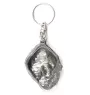 Dogue du Tibet, mastiff du Tibet - Pendentif argenté avec un chien dans une boîte décorative, décoration de sac à main, pendentif de sac à dos par la marque Art-Dog