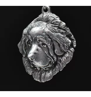 Mastif tybetański naszyjnik posrebrzany Art-Dog