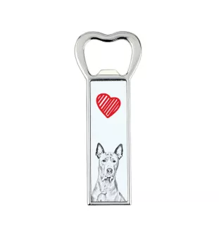 Thai Ridgeback - bottle opener with a dog, personalized fridge opener, unique gift for a man by Art-Dog brand
