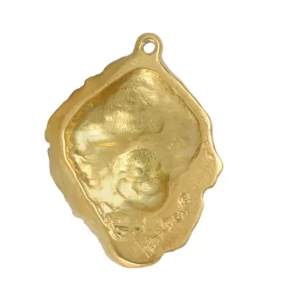 Tibetan Mastiff, Do khyi - Dog necklace, gold-plated pendant for dog fan, unique jewellery by Art-Dog brand