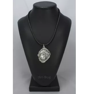 Tibetan Mastiff, Do khyi - Dog necklace in gift box, silver-plated locket for dog fan, striking pendant by Art-Dog brand