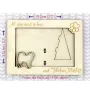 Dogue du Tibet, mastiff du Tibet - Cadre photo, cadre en bois gravé, un joli gadget pour l'amoureux des chiens par Art-Dog