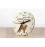 Tibetan Mastiff, Do khyi - clock with dog, wooden clock with engraving, personalised clock by Art-Dog
