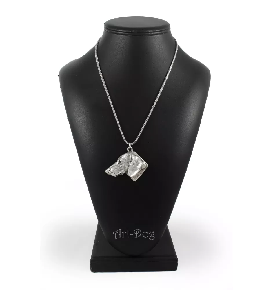 Dachshund Wire-haired, Wiener dog, Badger dog I - necklace with a dog, dog pendant on a silver chain, unique jewelry from the Art-Dog brand
