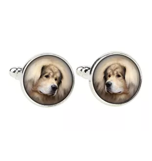Tibetan Mastiff, Do khyi - cufflinks, a shirt accessory, a shirt pendant from the Art-Dog brand