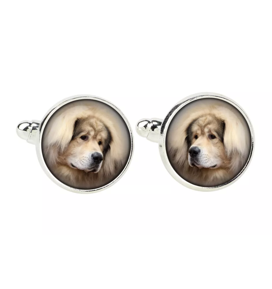 Dogue du Tibet, mastiff du Tibet - boutons de manchette, décoration de chemise, pendentif de chemise de la marque Art-Dog