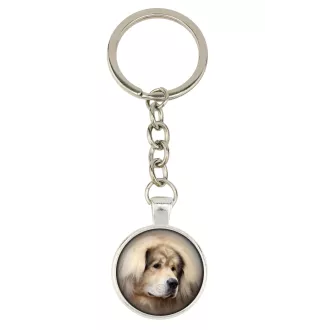Tibetan Mastiff, Do khyi - keychain with your photo, key decoration, bag pendant from Art-Dog brand