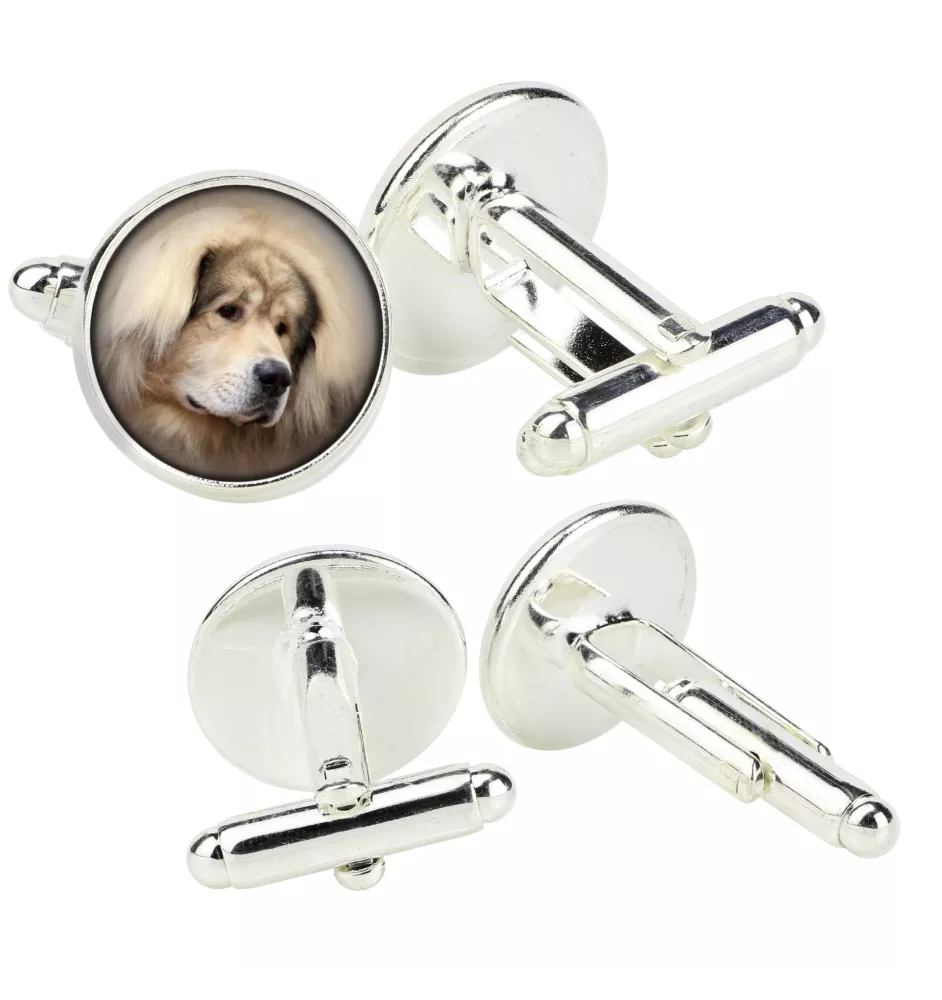 Dogue du Tibet, mastiff du Tibet - Boutons de manchette dans une boîte, bijoux faits à la main, produit de la marque Art-Dog