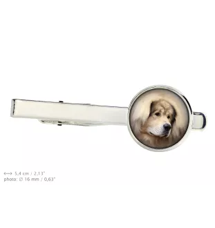 Tibetan Mastiff, Do khyi - cufflinks and tie with your photo, a suit decoration, men's jewelry from the Art-Dog brand.