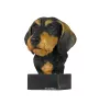 Dachshund Wire-haired, Wiener dog, Badger dog - painted figurine, statue, figure, made by the artist, brand Art-Dog