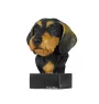 Dachshund Wire-haired, Wiener dog, Badger dog - painted figurine, statue, figure, made by the artist, brand Art-Dog