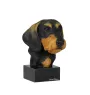 Dachshund Wire-haired, Wiener dog, Badger dog - painted figurine, statue, figure, made by the artist, brand Art-Dog