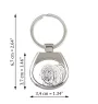 Tibetan Mastiff, Do khyi - keychain with a dog, keychain with a print, personalized pendant from the Art-Dog brand