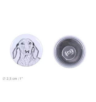 Jamnik szorstkowłosy kolczyki z psem mały Art-Dog