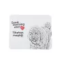 Tibetan Mastiff, Do khyi - mouse pad with print, personalized dog-themed mouse pad, unique gadget for an office worker by Art-Dog brand