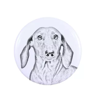 Jamnik szorstkowłosy magnes z psem mały Art-Dog