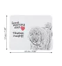 Tibetan Mastiff, Do khyi - mouse pad with print, personalized dog-themed mouse pad, unique gadget for an office worker by Art-Dog brand