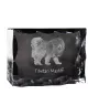 Tibetan Mastiff, Do khyi - crystal with a picture of a dog, glass statuette with a picture, unique frame with a picture from Art-Dog brand