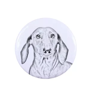 Dachshund Rauhhaar, Dackel, Teckel - Damen Schmuck mit dem Bild eines Hundes, handgefertigtes Produkt, Möglichkeit, Ihr eigenes Foto hinzuzufügen, Marke Art-Dog