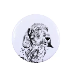 Dachshund Rauhhaar, Dackel, Teckel I - Damen Schmuck mit dem Bild eines Hundes, handgefertigtes Produkt, Möglichkeit, Ihr eigenes Foto hinzuzufügen, Marke Art-Dog