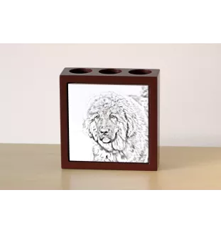 Dogue du Tibet, mastiff du Tibet - porte-stylo avec chien, organiseur de bureau avec impression, décoration de bureau personnalisée de la marque Art-Dog