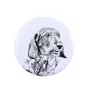Dachshund Rauhhaar, Dackel, Teckel I - Anstecknadel mit Ihrem Hund, fügen Sie Ihr eigenes Foto hinzu, Marke Art-Dog
