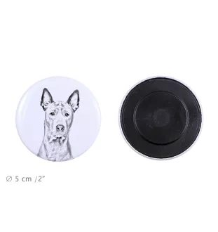 Thai Ridgeback, Thailand-Ridgeback Magnet mit einem Hundepfotenabdruck, außergewöhnlich leicht, starker Magnet, handgefertigtes Produkt der Marke Art-Dog