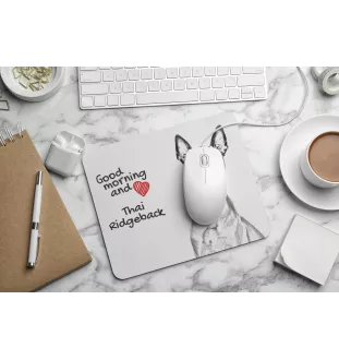 Thai Ridgeback - mouse pad with print, personalized dog-themed mouse pad, unique gadget for an office worker by Art-Dog brand