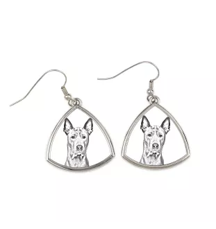 Thai Ridgeback, Chien thaïlandais à crête dorsale - boucles d'oreilles avec chien, boucles d'oreilles pendantes avec photo, bijoux personnalisés avec impression de la marque Art-Dog