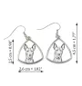 Thai Ridgeback - dog earrings, hanging earrings with a picture, personalized jewelry with Art-Dog brand print