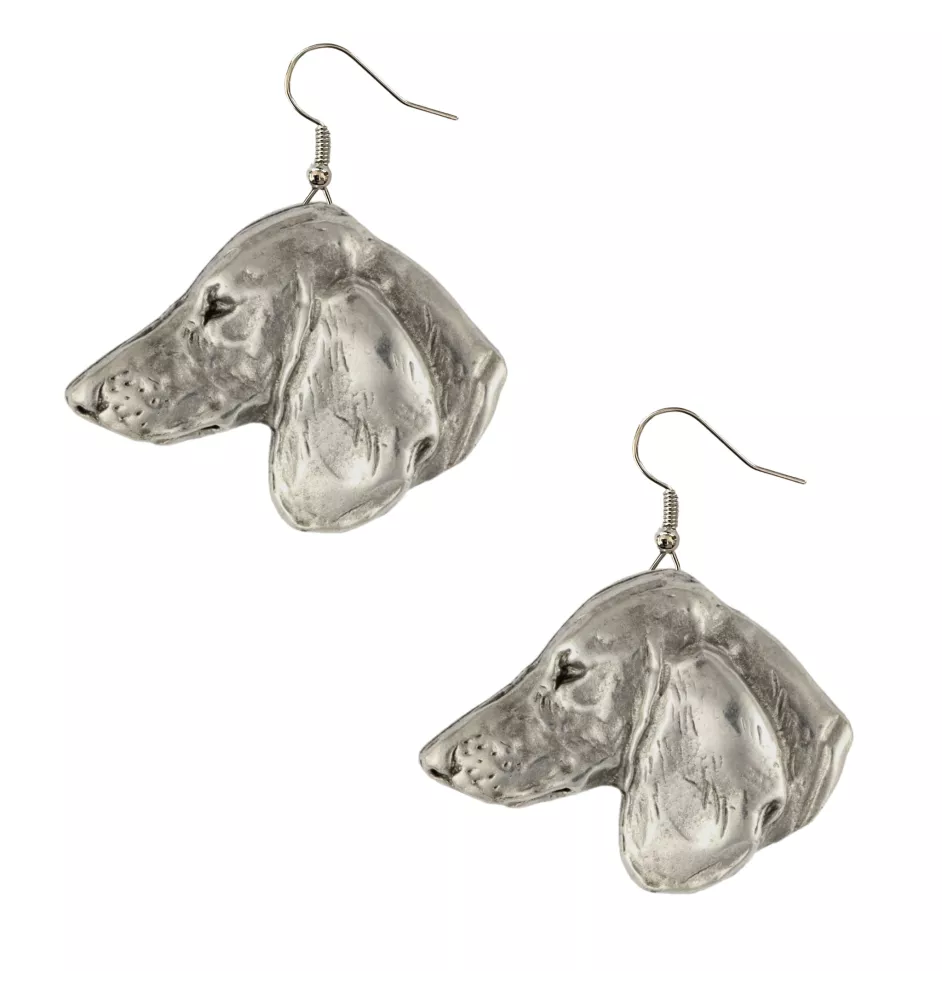 Dachshund Rauhhaar, Dackel, Teckel I - Hängende Ohrringe mit Hunden, entzückender Schmuck für Hunde-Mama, Geschenk für Mädchen von der Marke Art-Dog