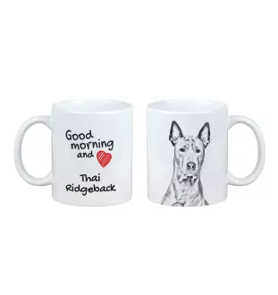 Thai Ridgeback kubek z psem good morning Art-Dog