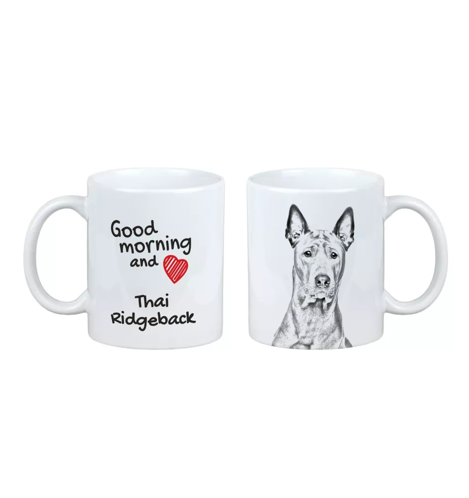 Thai Ridgeback, Chien thaïlandais à crête dorsale - tasse avec chien, tasse avec photo, cadeau personnalisé de la marque Art-Dog