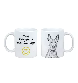 Thai Ridgeback, Thailand-Ridgeback - Tasse mit Hund, fröhliche Tasse für Hundeliebhaber, personalisiertes Geschenk der Marke Art-Dog