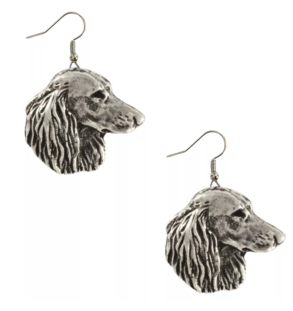 Dachshund Rauhhaar, Dackel, Teckel V - Hängende Ohrringe mit Hunden, entzückender Schmuck für Hunde-Mama, Geschenk für Mädchen von der Marke Art-Dog