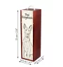 Thai Ridgeback - wine box with a dog, alcohol box with graphics, personalized gift box from the Art-Dog brand