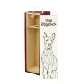 Thai Ridgeback - wine box with a dog, alcohol box with graphics, personalized gift box from the Art-Dog brand
